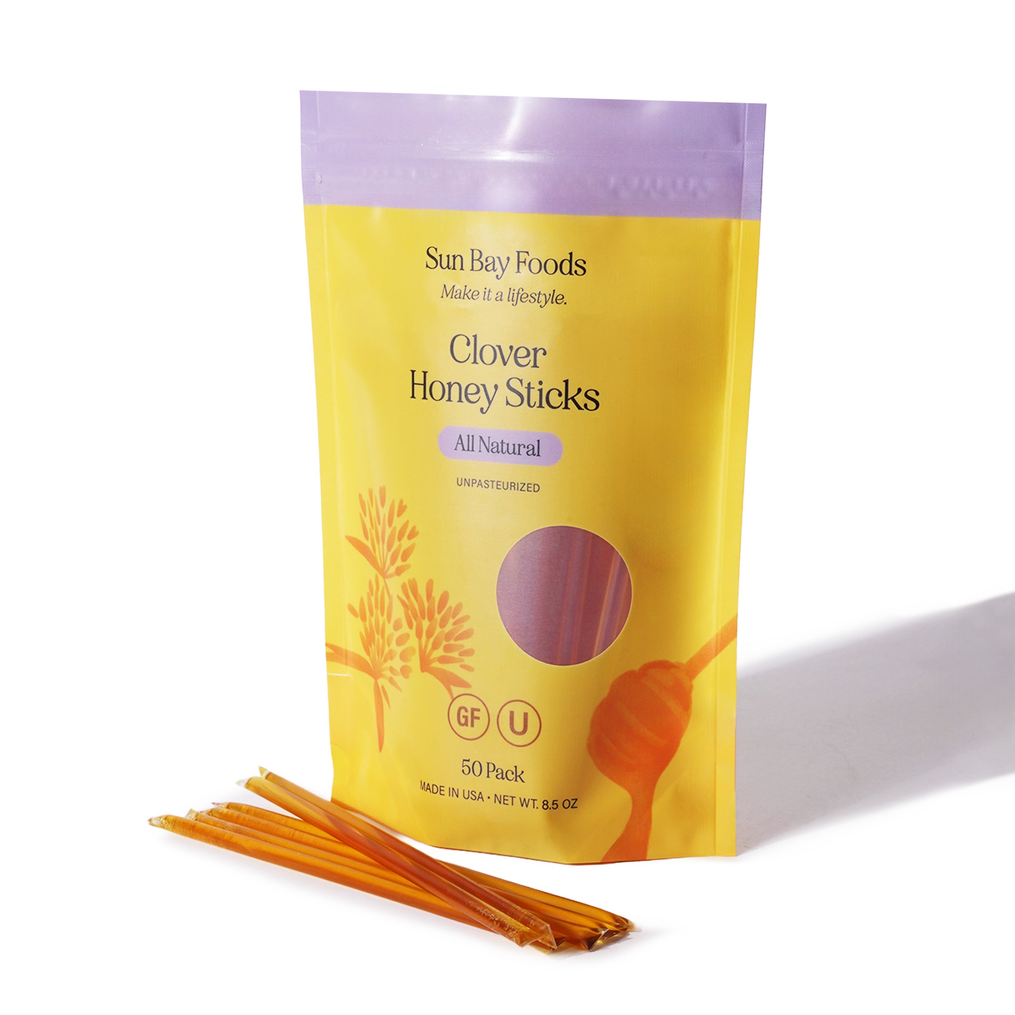 All-Natural Honey Sticks