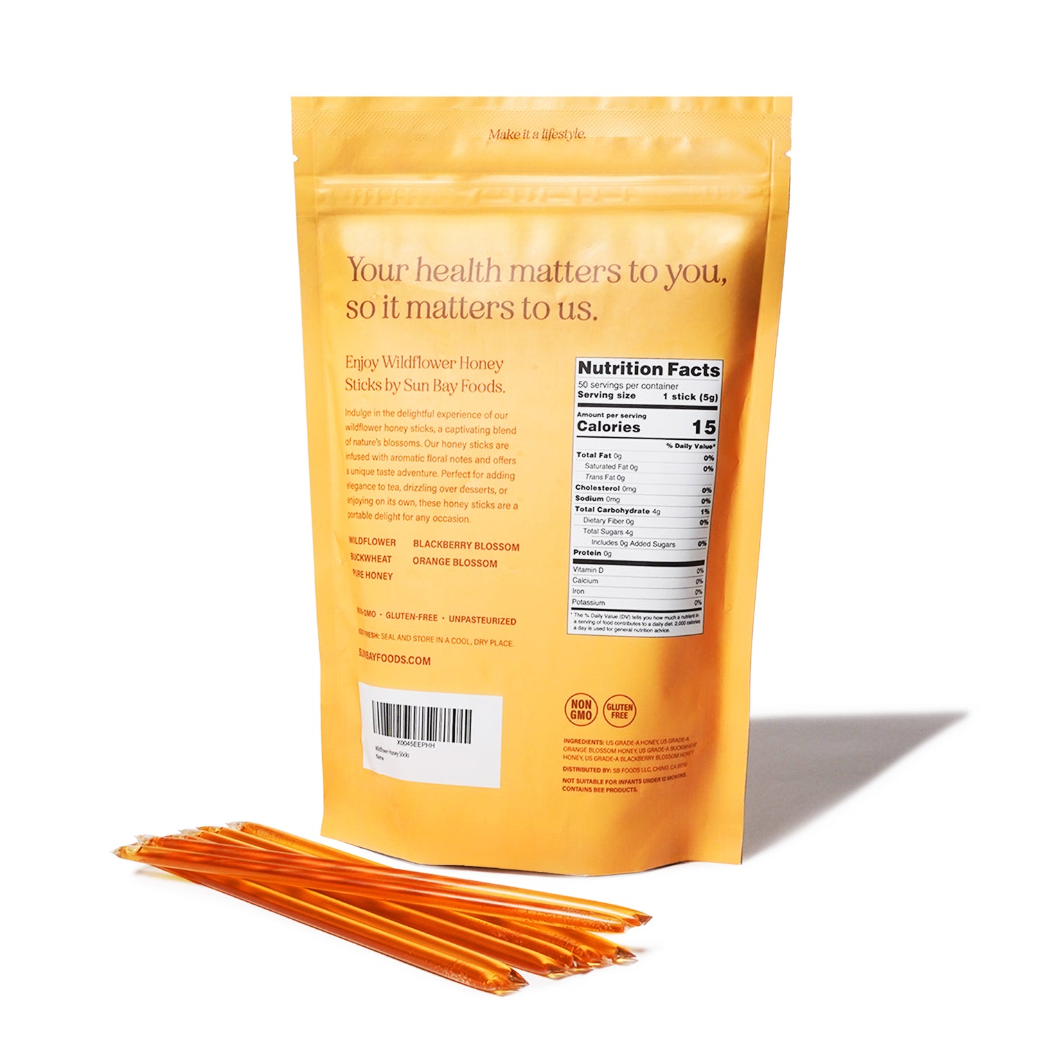 Wildflower Honey Stick Variety Pack
