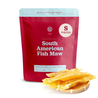South American Dried Fish Maw, Small Pieces
