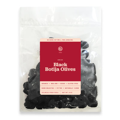 Black Botija Pitted Olives