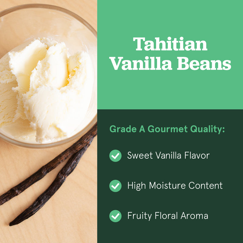 Tahitian Grade A Moist Vanilla Beans