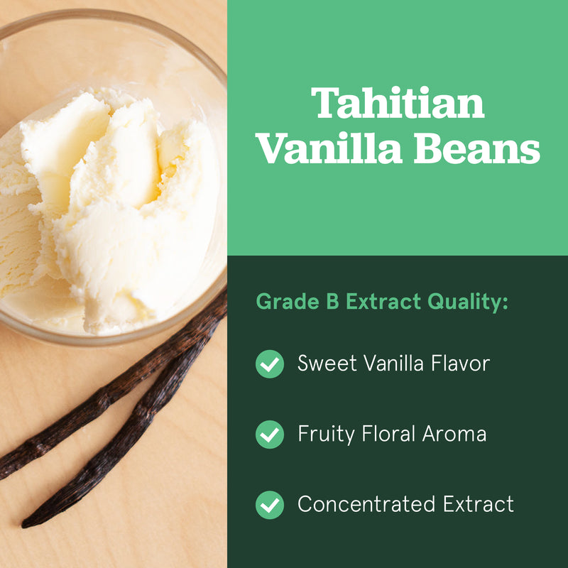 Tahitian Grade B Moist Vanilla Beans