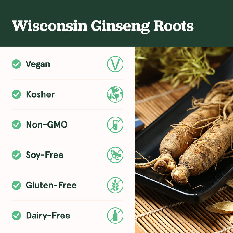 Dried Wisconsin Ginseng Roots