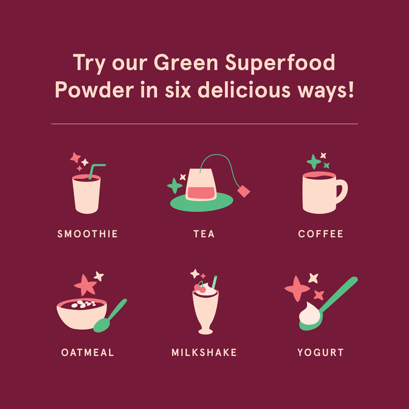 Green Superfood Triple Berry Powder - 294 g
