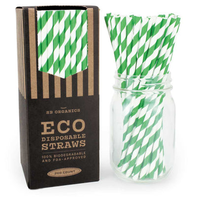Green Paper Straws